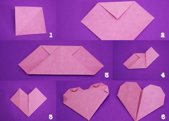 Tutorial: Coração de origami