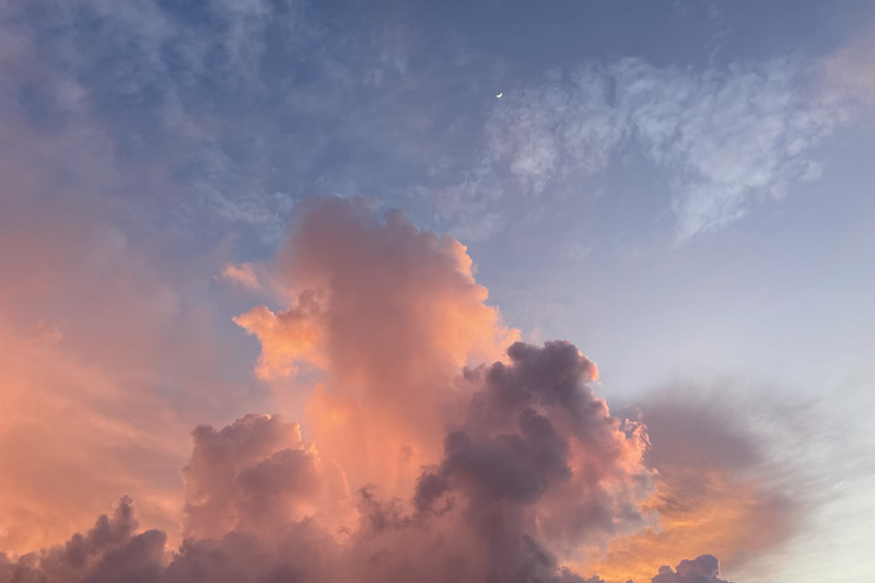 pôr do sol em Itajaí